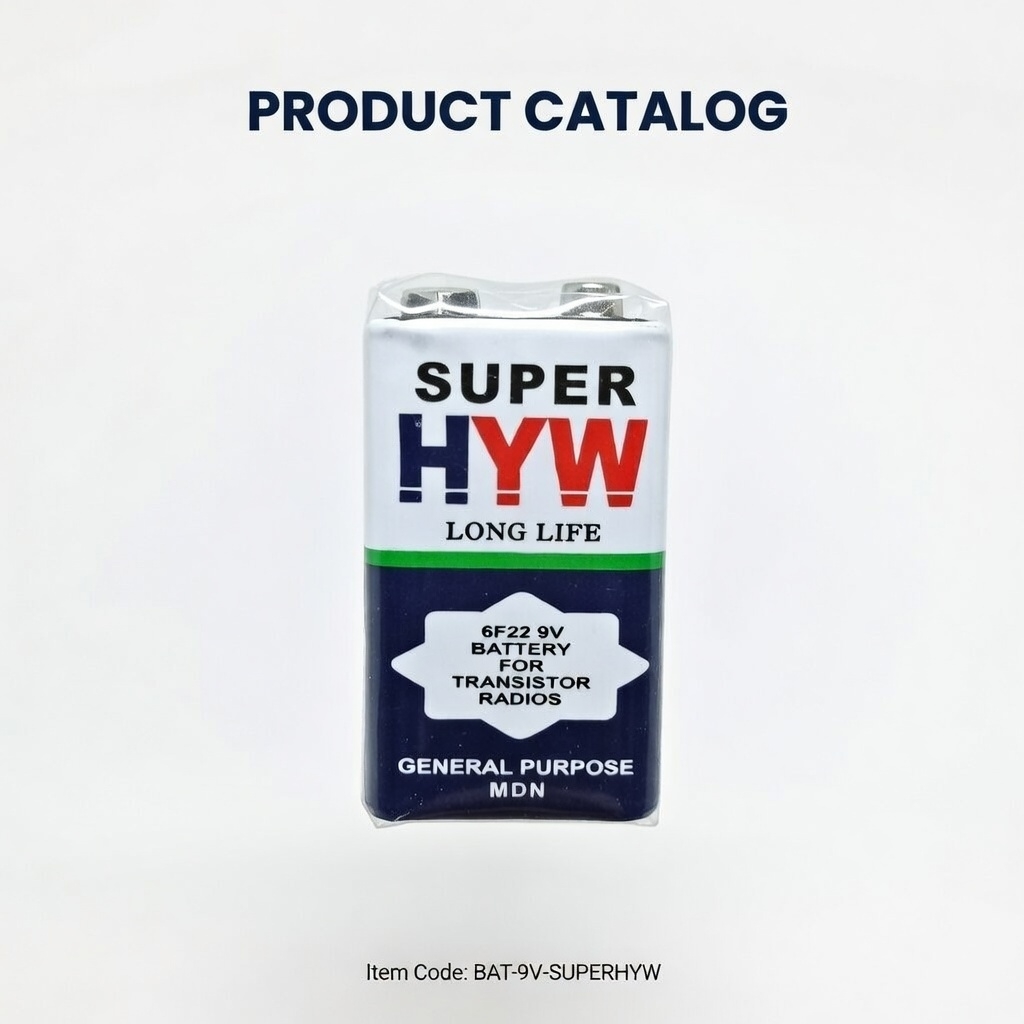 SUPER HYW 6F22 9V Battery